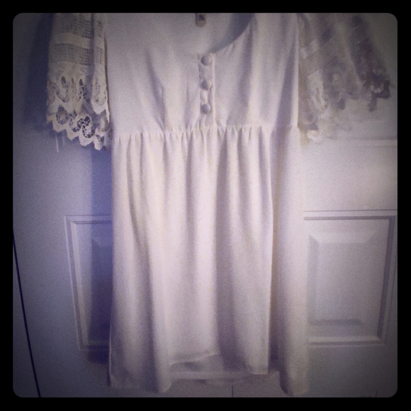 STONE_COLD_FOX Laced Shoulders Dress - Picture 3 of 8